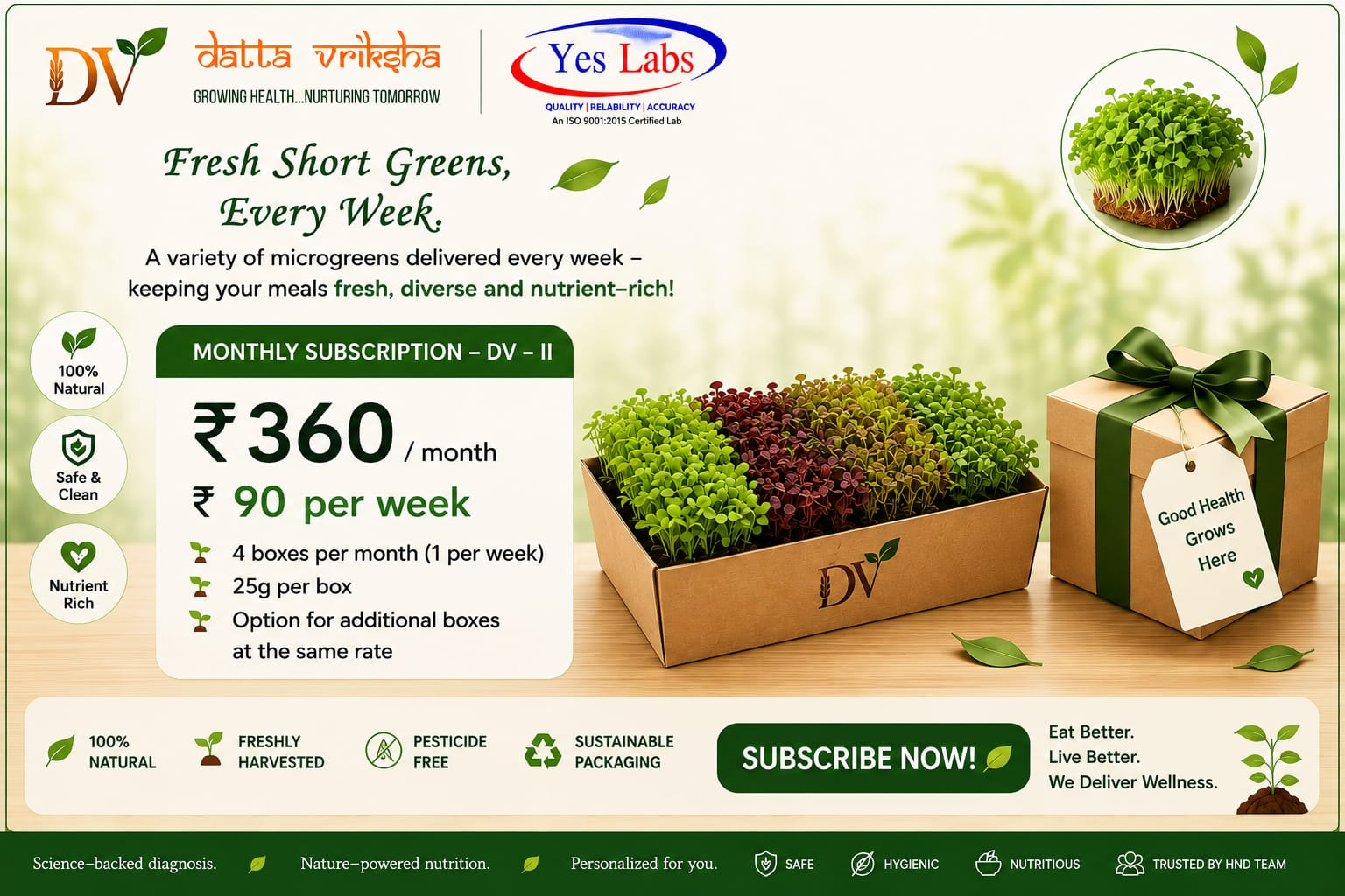 Healthy Subscription